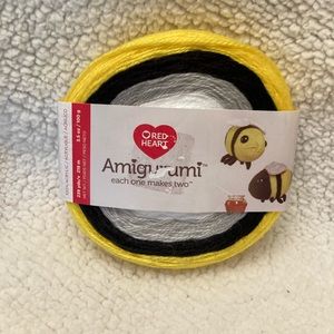 Red Heart Amigurumi Bumblebee Crochet Yarn